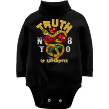 Детское боди с длинным рукавом Truth is expensive