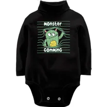 Детское боди с длинным рукавом Monster coming