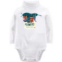 Дитяче боді з довгим рукавом Wild Flowers