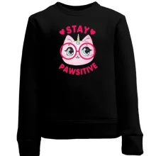 Дитячий світшот Stay Pawsitive