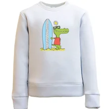 Дитячий світшот Crocodile surfer