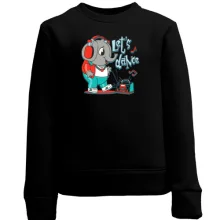 Детский свитшот Let's Dance with an elephant