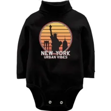 Детское боди с длинным рукавом New York Urban Vibes