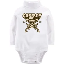 Дитяче боді з довгим рукавом Cowboy Wild West