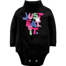 Детское боди с длинным рукавом Just eat it