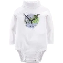 Детское боди с длинным рукавом Art Owl