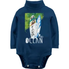 Детское боди с длинным рукавом The Ocean