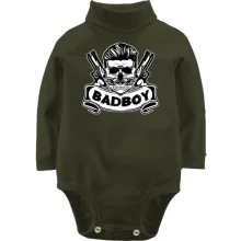 Дитяче боді з довгим рукавом Bad Boy Skull