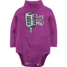 Дитяче боді з довгим рукавом Sing with me