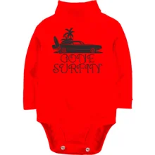 Дитяче боді з довгим рукавом Gone Surfing