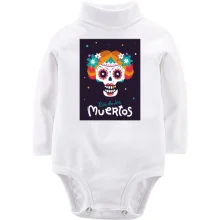 Дитяче боді з довгим рукавом Muertos
