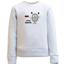 Дитячий світшот Little gray monster. Boo!