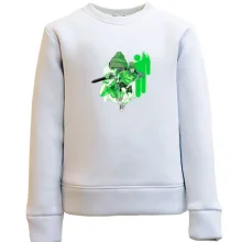 Дитячий світшот Billie Eilish green art