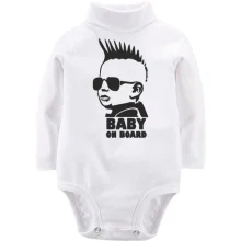 Дитяче боді з довгим рукавом Baby on board
