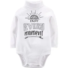 Детское боди с длинным рукавом Enjoy every moment