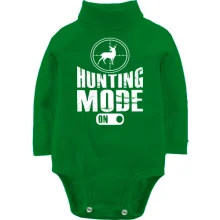Детское боди с длинным рукавом Hunting mode on