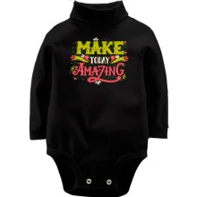 Детское боди с длинным рукавом Make Today Amazing
