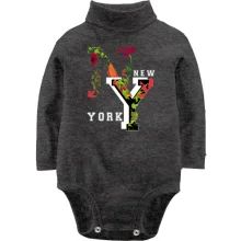 Дитяче боді з довгим рукавом New York Flowers