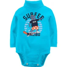 Детское боди с длинным рукавом Surfer Malibu Bear