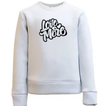 Дитячий світшот Love More