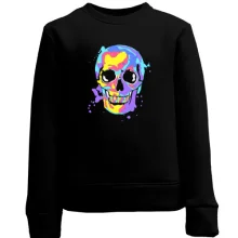 Детский свитшот Skull pop art