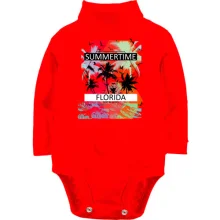 Детское боди с длинным рукавом Summertime Florida