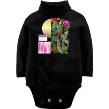 Дитяче боді з довгим рукавом Fashion Basic Flowers