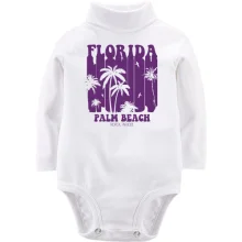 Детское боди с длинным рукавом Florida Palm Beach