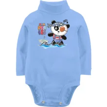 Детское боди с длинным рукавом Cute Pirates Panda
