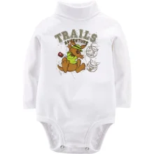Детское боди с длинным рукавом Trails Adventure с кенгуру-путешественником