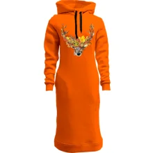 Худи платье с оленем 