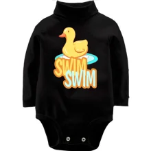 Детское боди с длинным рукавом Swim Swim
