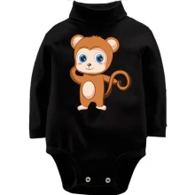 Детское боди с длинным рукавом Cute Baby Monkey