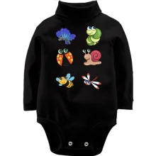 Детское боди с длинным рукавом Baby Bugs