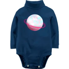 Дитяче боді з довгим рукавом Pink planet