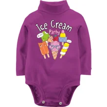 Детское боди с длинным рукавом Ice Cream Party