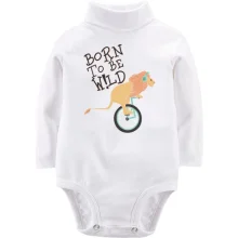 Детское боди с длинным рукавом Born to be W!ld