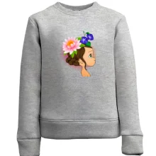 Дитячий світшот Baby with flowers