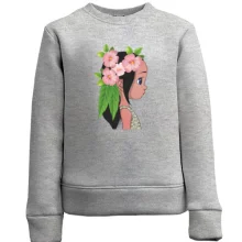 Дитячий світшот Baby with flowers 1
