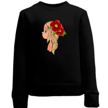 Дитячий світшот Baby with flowers 2