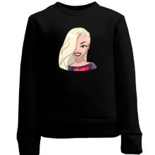 Дитячий світшот Art. Blonde smiling