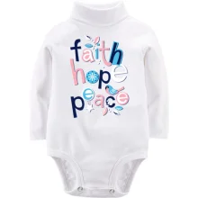 Дитяче боді з довгим рукавом Faith Hope Peace