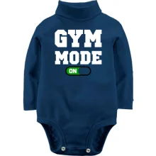 Детское боди с длинным рукавом Gym Mode On