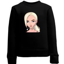 Дитячий світшот Art. Blonde angry