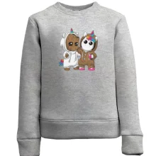Детский свитшот Mickey mouse red art