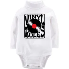 Дитяче боді з довгим рукавом Vinyl Rules