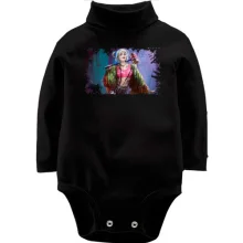 Детское боди с длинным рукавом Harley Quinn art