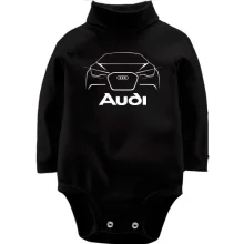 Детское боди с длинным рукавом Audi (силуэт)