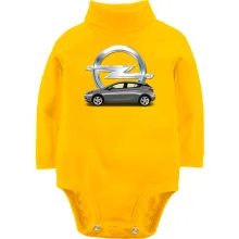 Детское боди с длинным рукавом Opel car