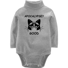 Дитяче боді з довгим рукавом Apocalypse? Good.